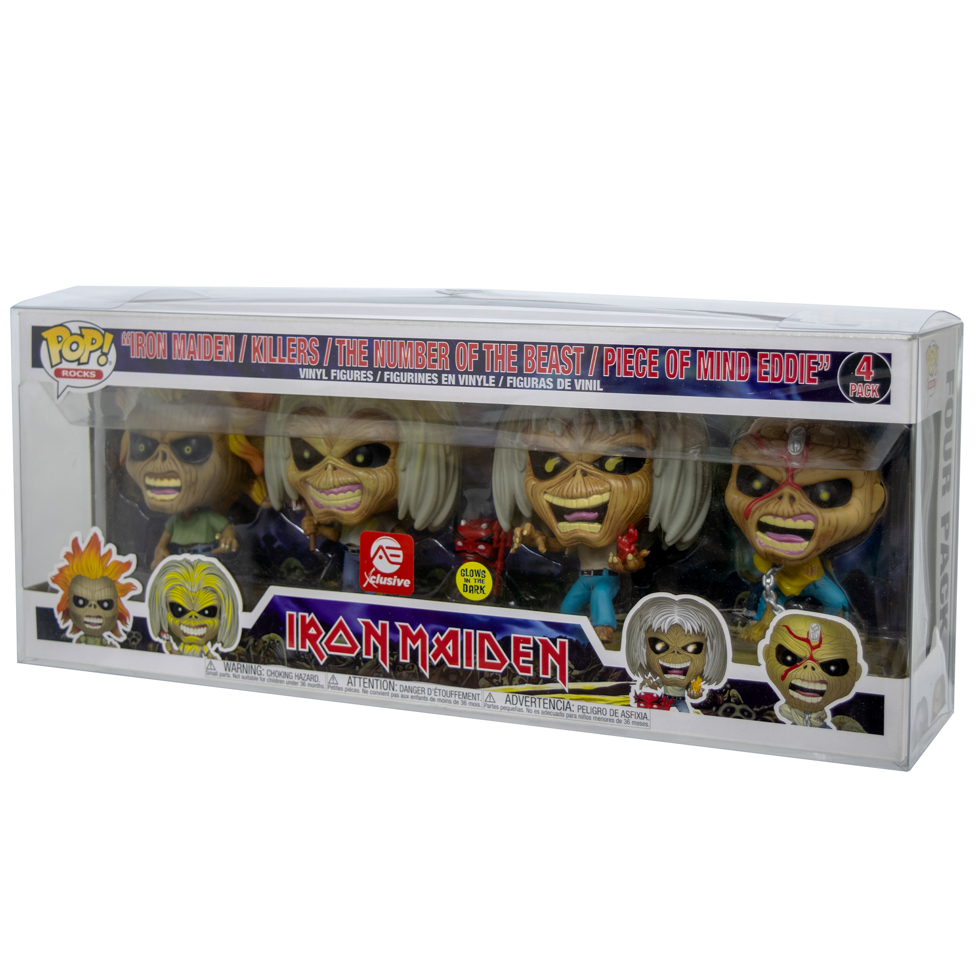 4-Pack Iron Maiden 2020 PopShield Protectors
