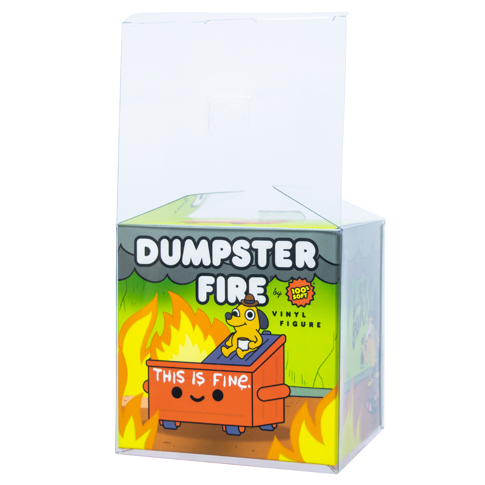 Dumpster Fire PopShield Protectors